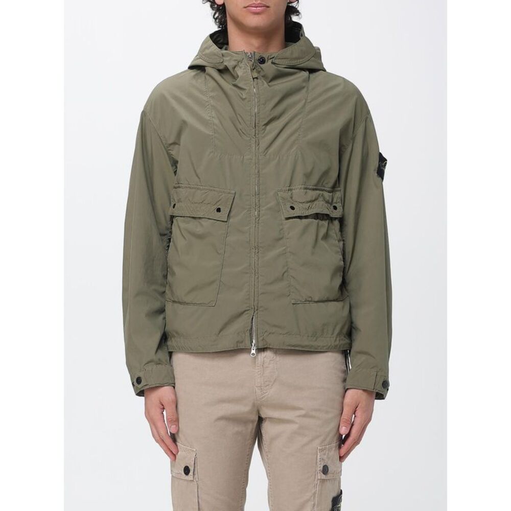 Stone Island Coat Men Green